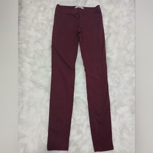 Hollister Burgundy Jeans